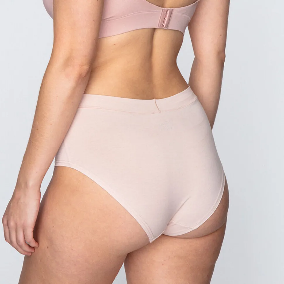 High Waist Truse Bomull, Uten Strammende Strikk