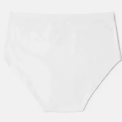 High Waist Truse Bomull, Uten Strammende Strikk X3
