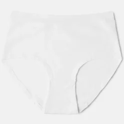 High Waist Truse Bomull, Uten Strammende Strikk X3