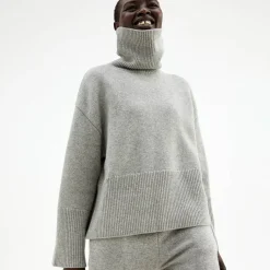 Oversized Høyhalset Strikkegenser