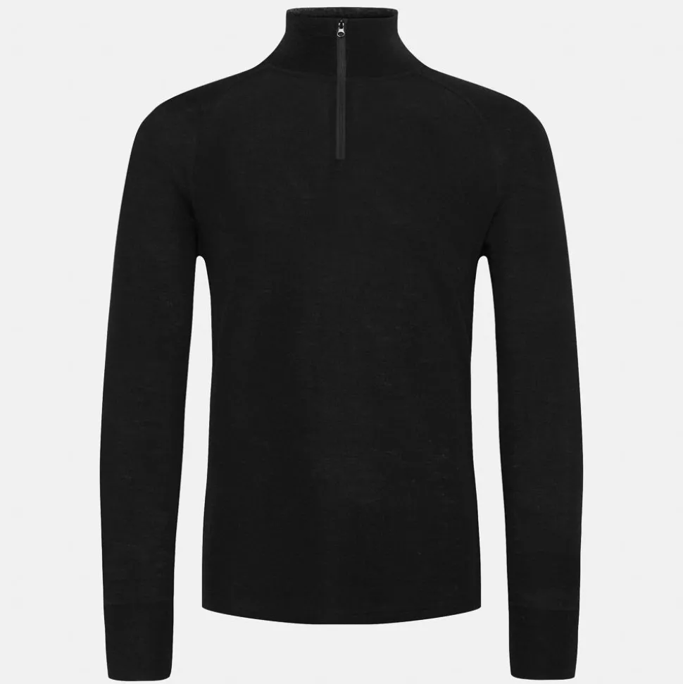 Ulltrøye Herre Merinoull Zip
